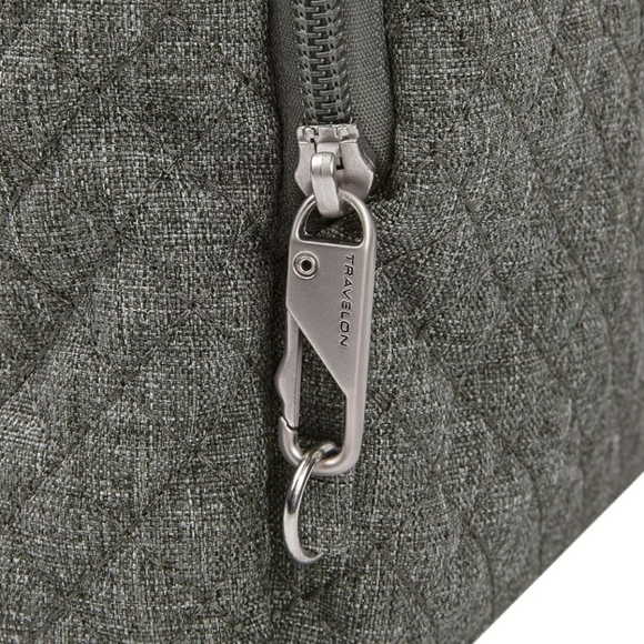 Travelon Anti-Theft Boho N/S Crossbody-Heather Gray 2022 - Picture 5 of 14